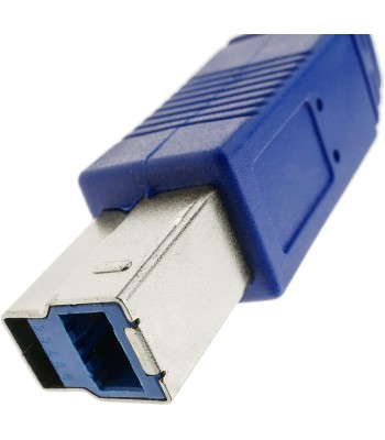 Cavo USB 3.0 Superspeed A maschio/B maschio 0,5 m blu