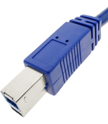 Cavo USB 3.0 Superspeed A maschio/B maschio 0,5 m blu