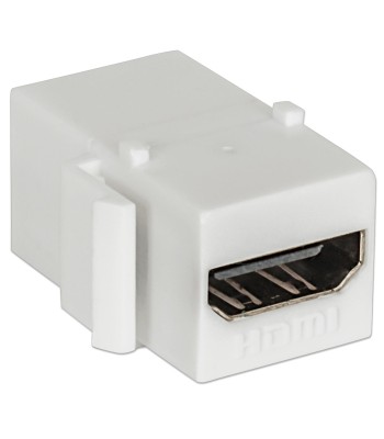 Adattatore Keystone HDMI F/F Tipo A per Pannelli Patch Bianco