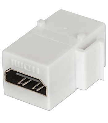 Adattatore Keystone HDMI F/F Tipo A per Pannelli Patch Bianco