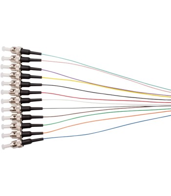 Set 12 Pigtail Fibra Ottica Multimodale OM2 ST 50/125 2 m