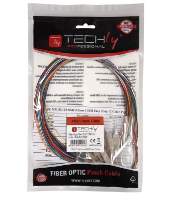 Set 12 Pigtail Fibra Ottica Multimodale OM2 SC 50/125 2 m