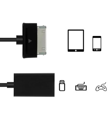 Cavo Adattatore OTG USB per Samsung Galaxy TAB 30 pin