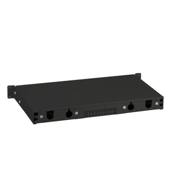 Cassetto Ottico 19'' 12 porte SC Duplex Nero Fisso