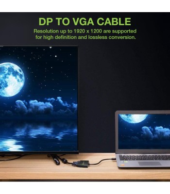 Convertitore da DisplayPort v1.2 a VGA 15 cm