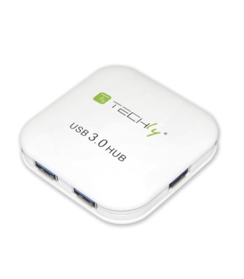 Hub USB 3.0 Super Speed 4 Porte Bianco